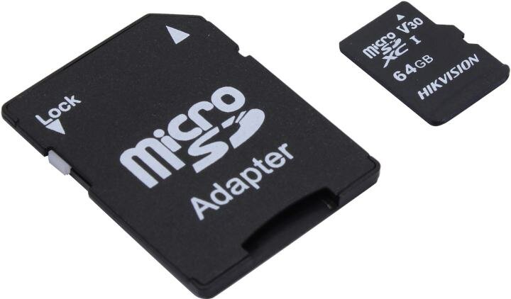 Карта памяти Hikvision microSDHC 64GB HS-TF-C1(STD)/64G/Adapter - фото №12