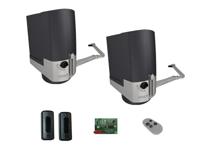 фото FTL комплект автоматики CAME для двухстворчатых распашных ворот на основе приводов FTL20DGC+FTX20DGS (встроенный блок управления ZL60, радиоуправление, фотоэлементы)