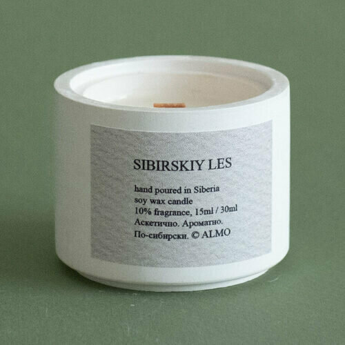 Ароматическая свеча Kulikoff Сибирский лес, 30 мл