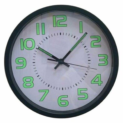 B&S BS3358-3 настенные кварцевые часы с арабскими индексами