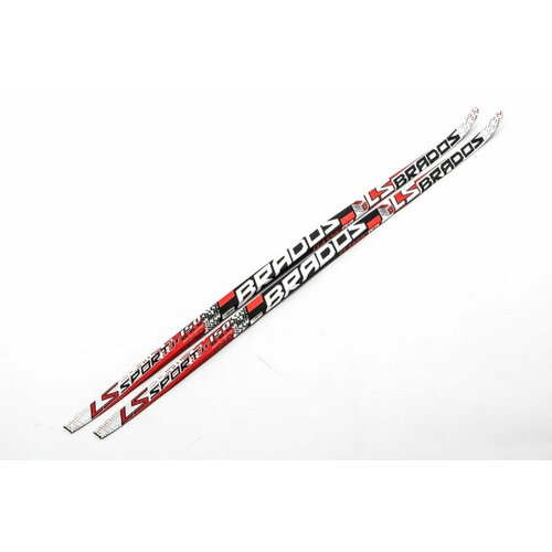фото Лыжи stc , 150 см step, brados ls sport black/red