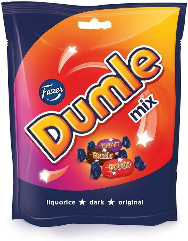 Конфеты Dumle mix, Fazer 200г Финляндия