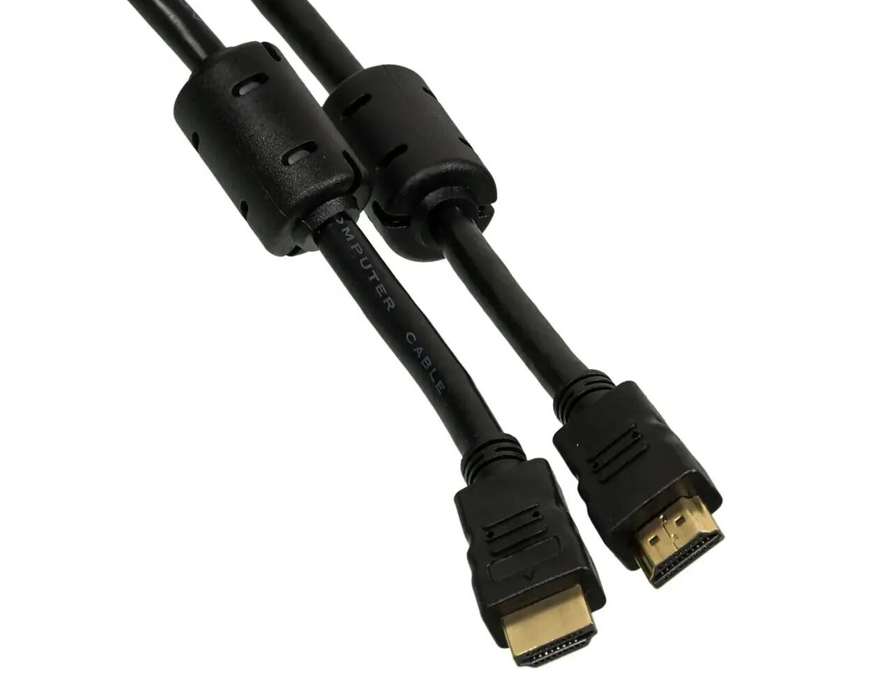 HDMI кабель 10 метров с ферритовыми фильтрами Ver. 2.1 для монитора, ресивера, проектора, ПК, Full HD 4К.