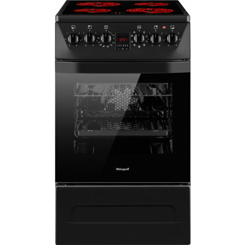 Электроплита стеклокерамическая Weissgauff WES 2V16 BE Premium Line 3674000₽