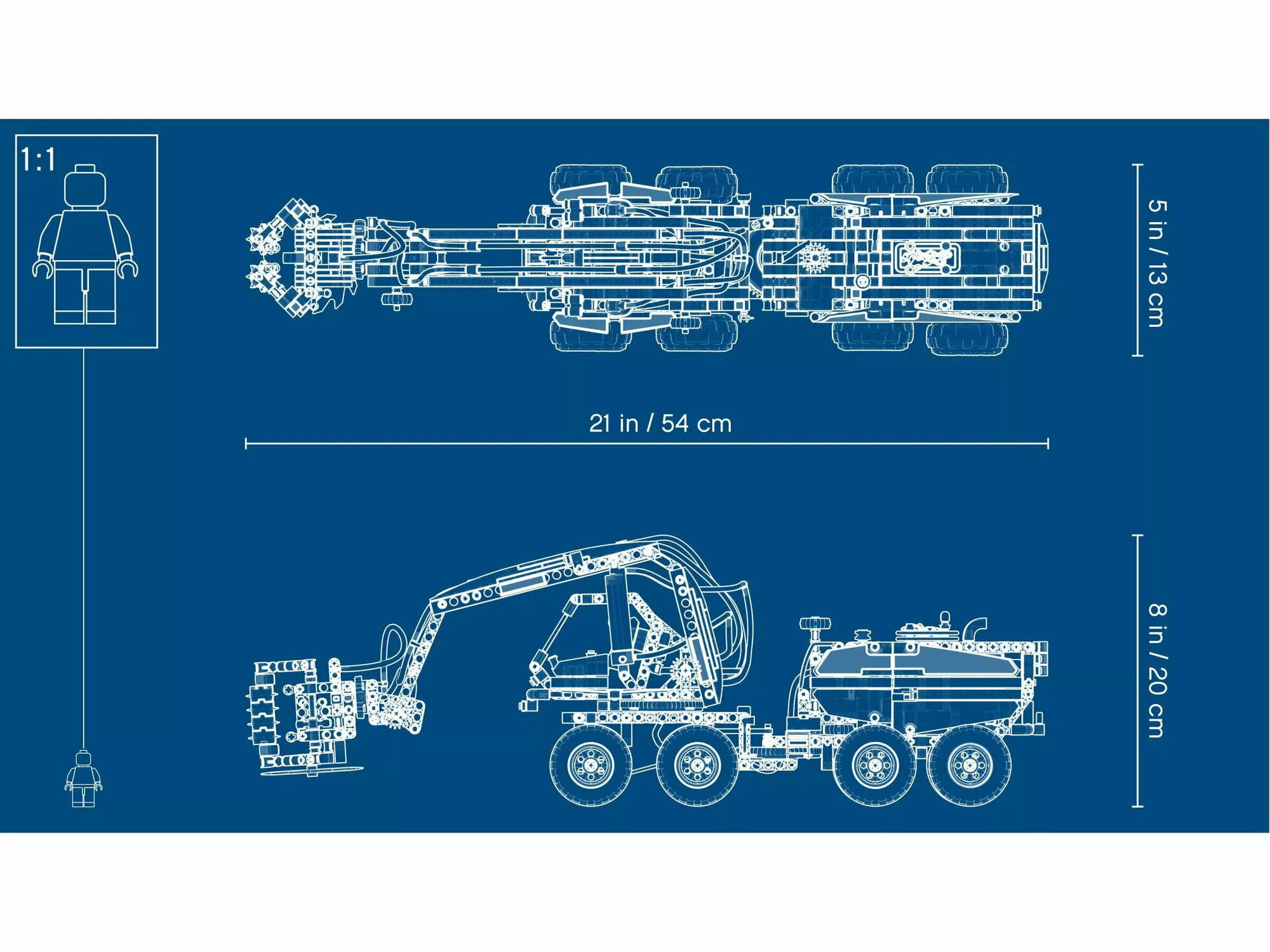 Конструктор LEGO Technic 42080 Лесозаготовительная машина - фото №13