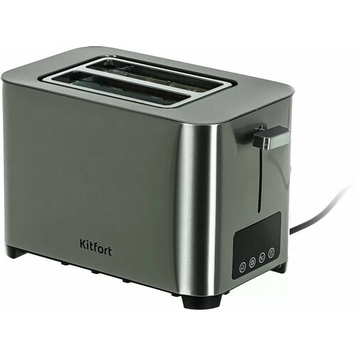 тостер kitfort kt 2048 1 шт Тостер KitFort KT-2048, нержавеющая сталь [кт-2048]