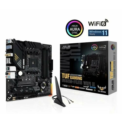 Материнская плата ASUS TUF GAMING B550M-PLUS WIFI II TUF GAMING B550M-PLUS WIFI II 2516000₽