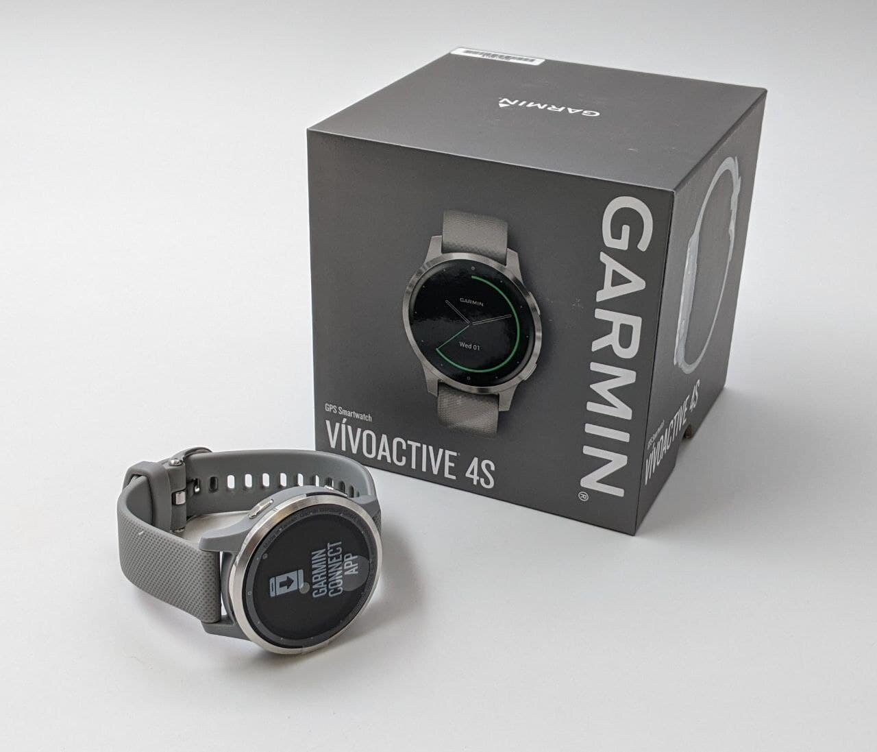 Смарт-часы GARMIN Vivoactive 4s, 40мм, 1.1", серый/серебристый / серый [010-02172-03] - фото №9