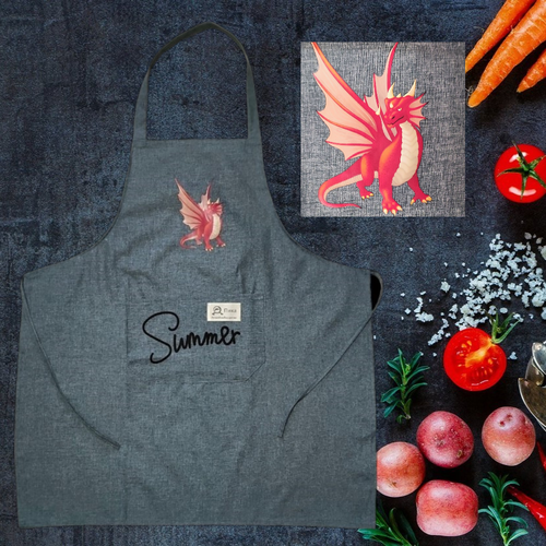 Фартук кухонный, рабочий, женский, спецодежда, парикмахерский, поварской, мужской, для мастера маникюра, официанта, с приколом, для пекарей ПВХ, термо основа , с карманом,100х70