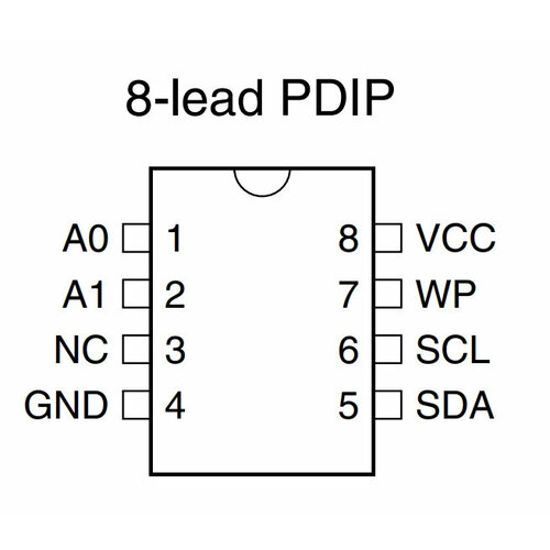 Микросхема AT24C128N-10SU-2.7
