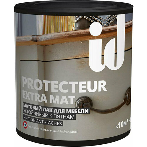 Лак для мебели ID PROTECTOUR Extra Mat прозрачный матовый 0,5 л