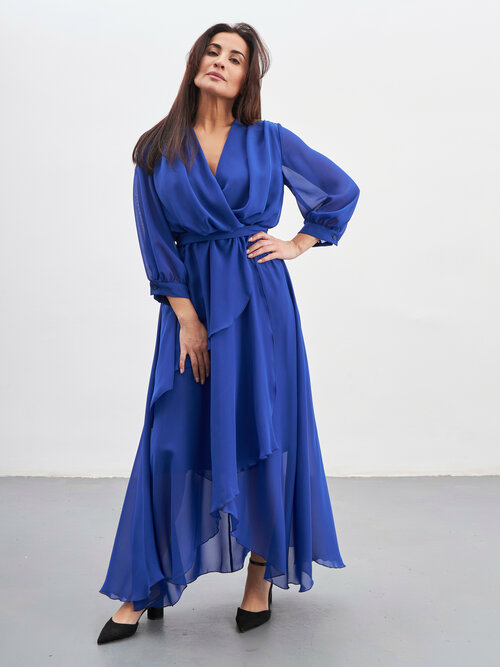 Платье Модный Дом Виктории Тишиной, размер M, синий