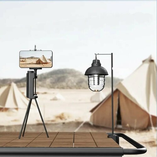 Трипод-штатив многофункциональный с крюком Multifunctional Tripod+light hook серый
