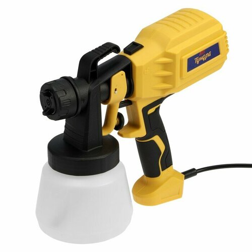 Тундра Краскопульт электрический тундра 600 Вт 800 мл 650 млмин сопло 25 мм до 80 DIN 6150₽