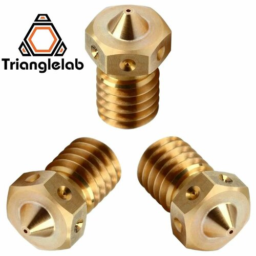 Сопло Trianglelab E3D V6 х 3 шт 0.15 мм для 3D принтера Латунь