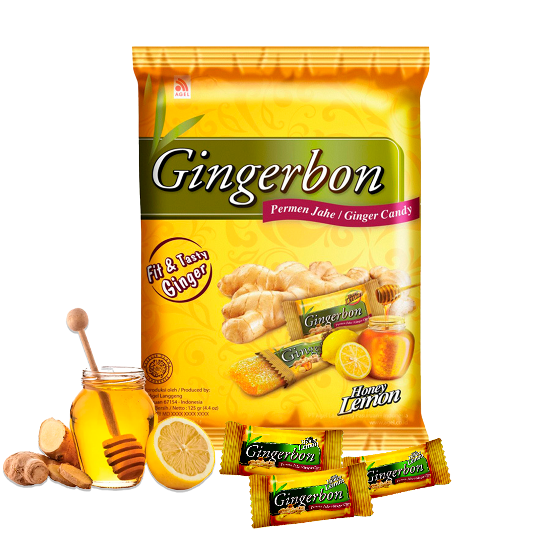 Имбирные конфеты с мёдом и лимоном (Gingerbon Candy) 125г