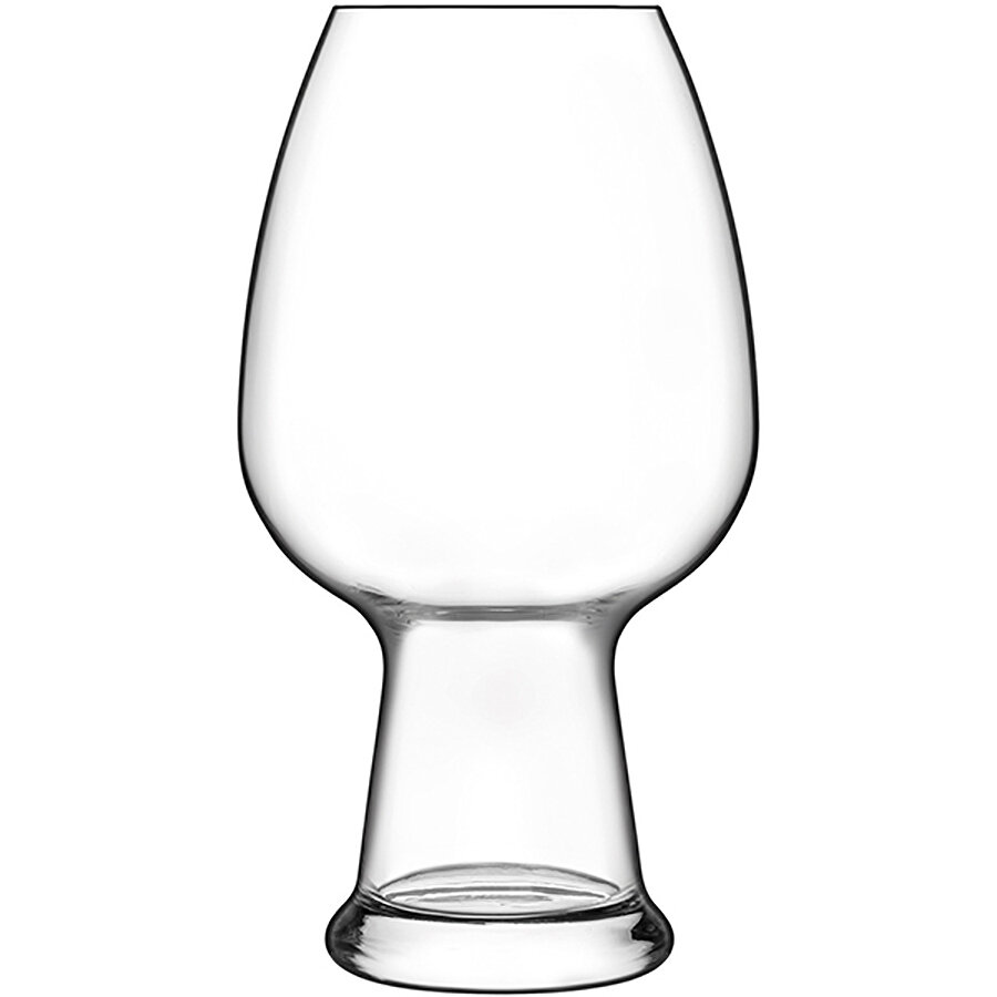 Набор из 2 бокалов для пива "Birrateque", 10,3х10,3х18,8 см, 780 мл, прозрачный, хрустальное стекло, Bormioli Luigi, A11827BYL02AA01