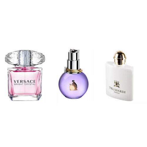 Versace Bright Crystal, Lanvin Eclat d'Arpege, Trussardi Donna 3 по 10 мл