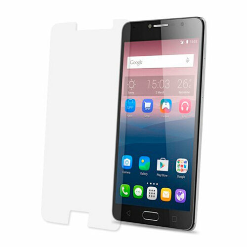 стекло защитное гибридное krutoff для alcatel one touch go play 7048x Защитное стекло на Alcatel One Touch Pop 4S (5.5), 5095K, X-CASE