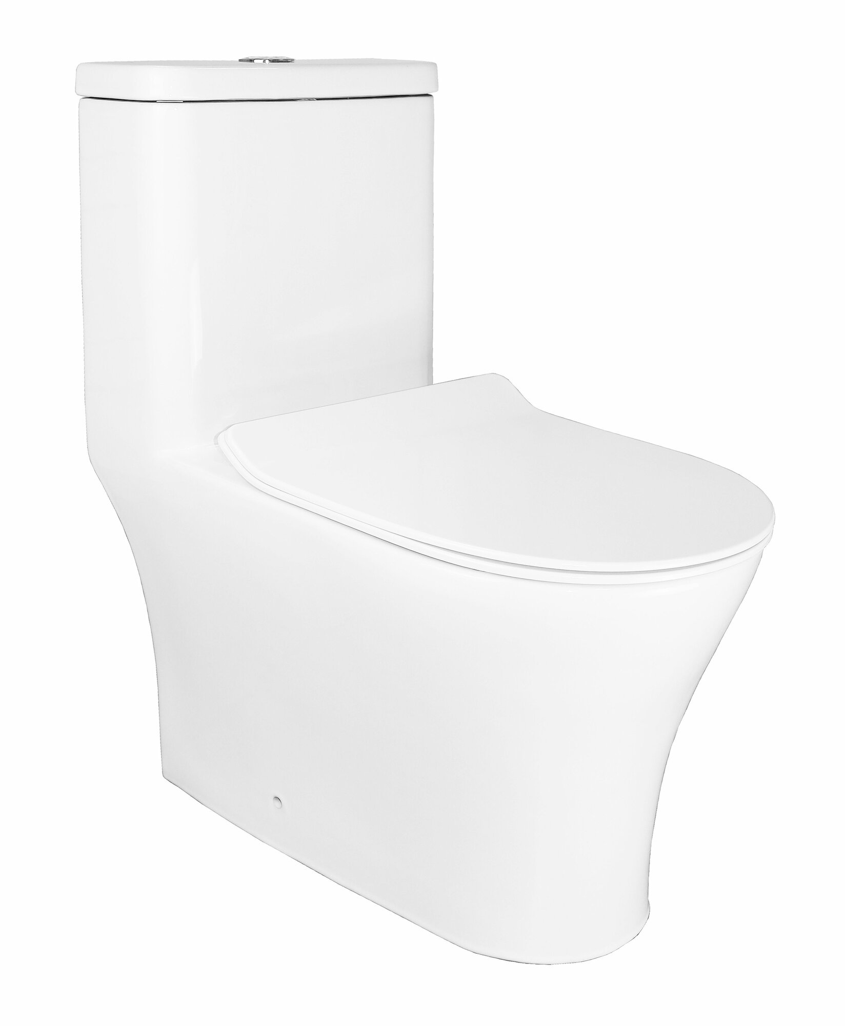 фото Унитаз-моноблок Azario SAFI 700x365x765 безободковый, в комплекте с сиденьем микролифт (AZ-0852)