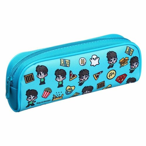 Пенал мягкий 1 отделение 80 х 210 х 40 мм объемный Hatber Влад А4 Npk_65213 603₽