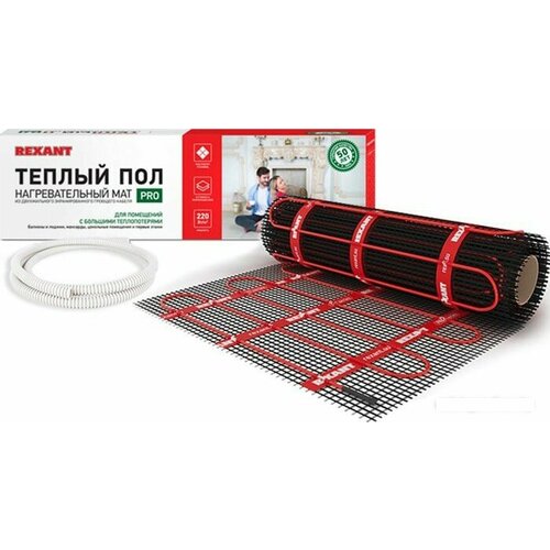 Теплый пол Rexant Pro RNX-10-220 1 кв м 220 Вт 7146₽