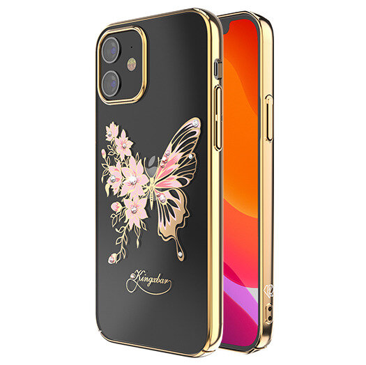 Чехол PQY Butterfly для iPhone 12 mini Золотой