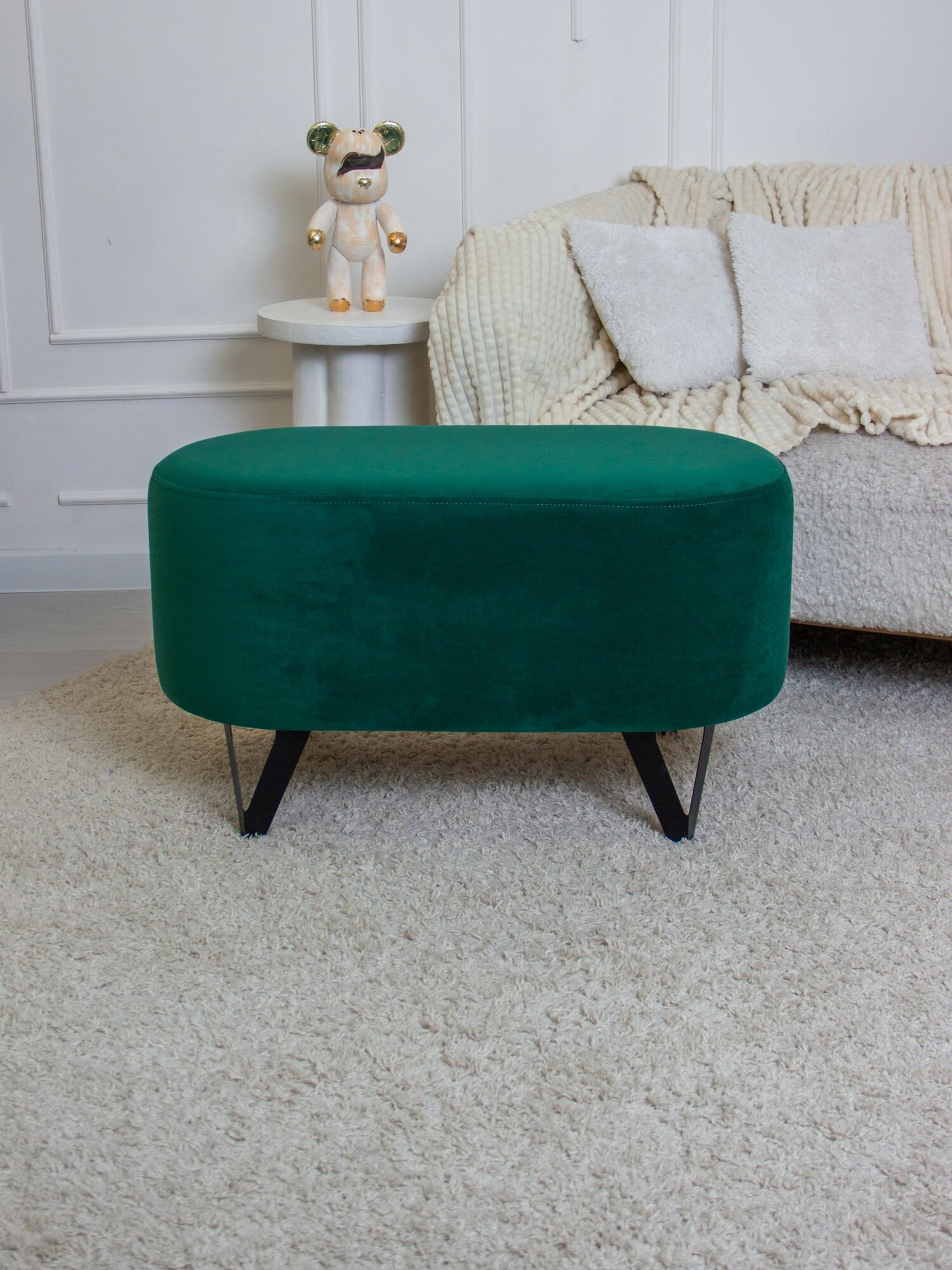 фото Банкетка, дизайнерская, в прихожую и спальню, пуфик