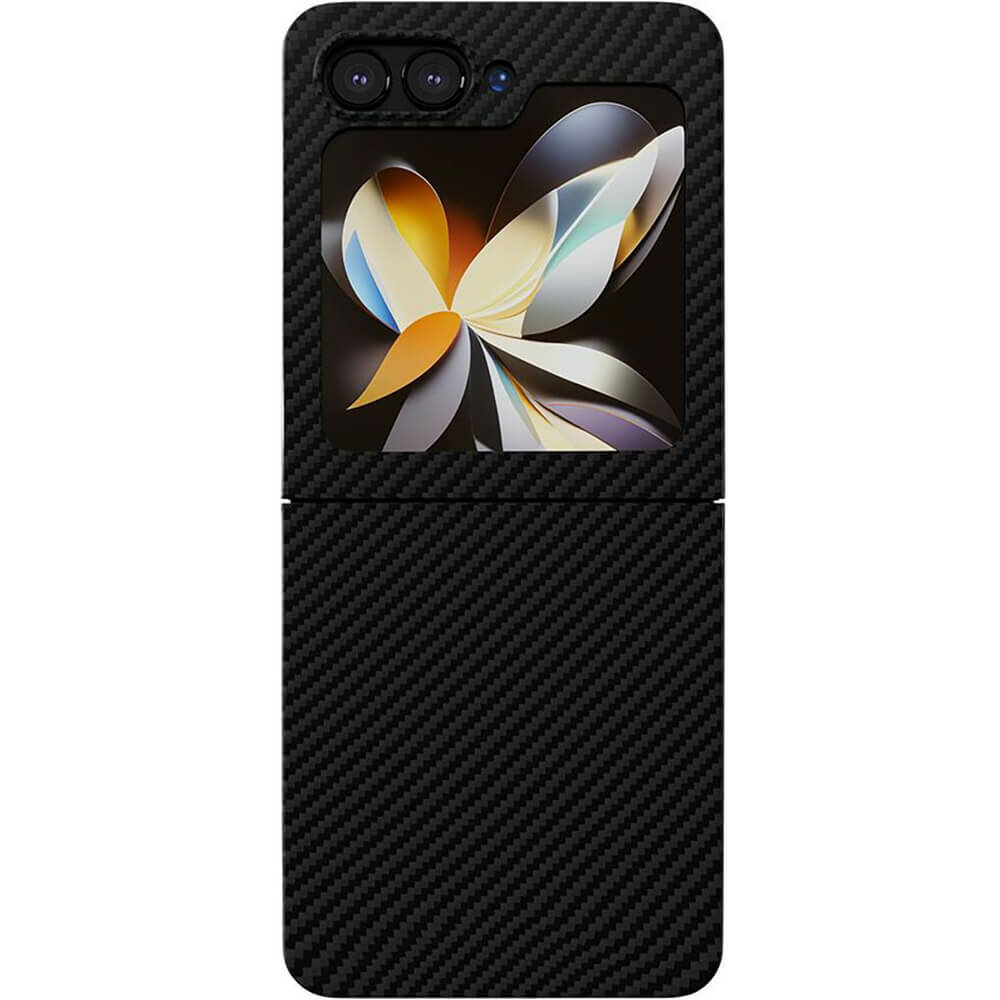 Чехол VLP Kevlar Case для Samsung Z flip 5 черный