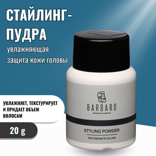 Barbaro пудра Styling Powder, 20 г пудра для укладки волос marc anthony пудра для укладки волос для придания объема