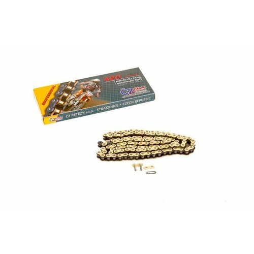 Цепь для мотоцикла CZ Chains 420 MX Gold - 110