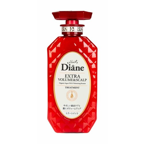 Бальзам-маска для придания объема с кератином Moist Diane Extra Volume Scalp Organic Argan Oil Volumizing Keratin Treatment