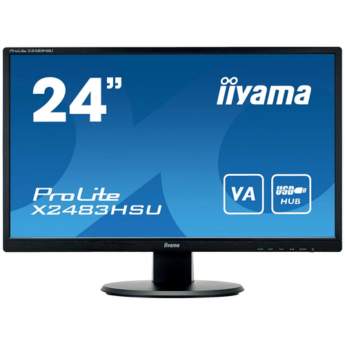 Монитор Iiyama 238 ProLite черный IPS LED 04ms 169 HDMI MM матовая 13001 250cd 178гр178гр 1920x1080 115Hz DP FHD USB 1656500₽