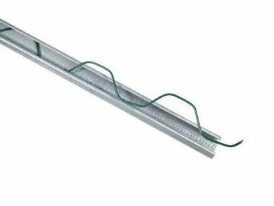 фото Зиг-Заг профиль с пружиной для крепления пленки Kraftcom светлица, 1,5 метра, 2 комплекта / для крепления пленки / монтажный профиль