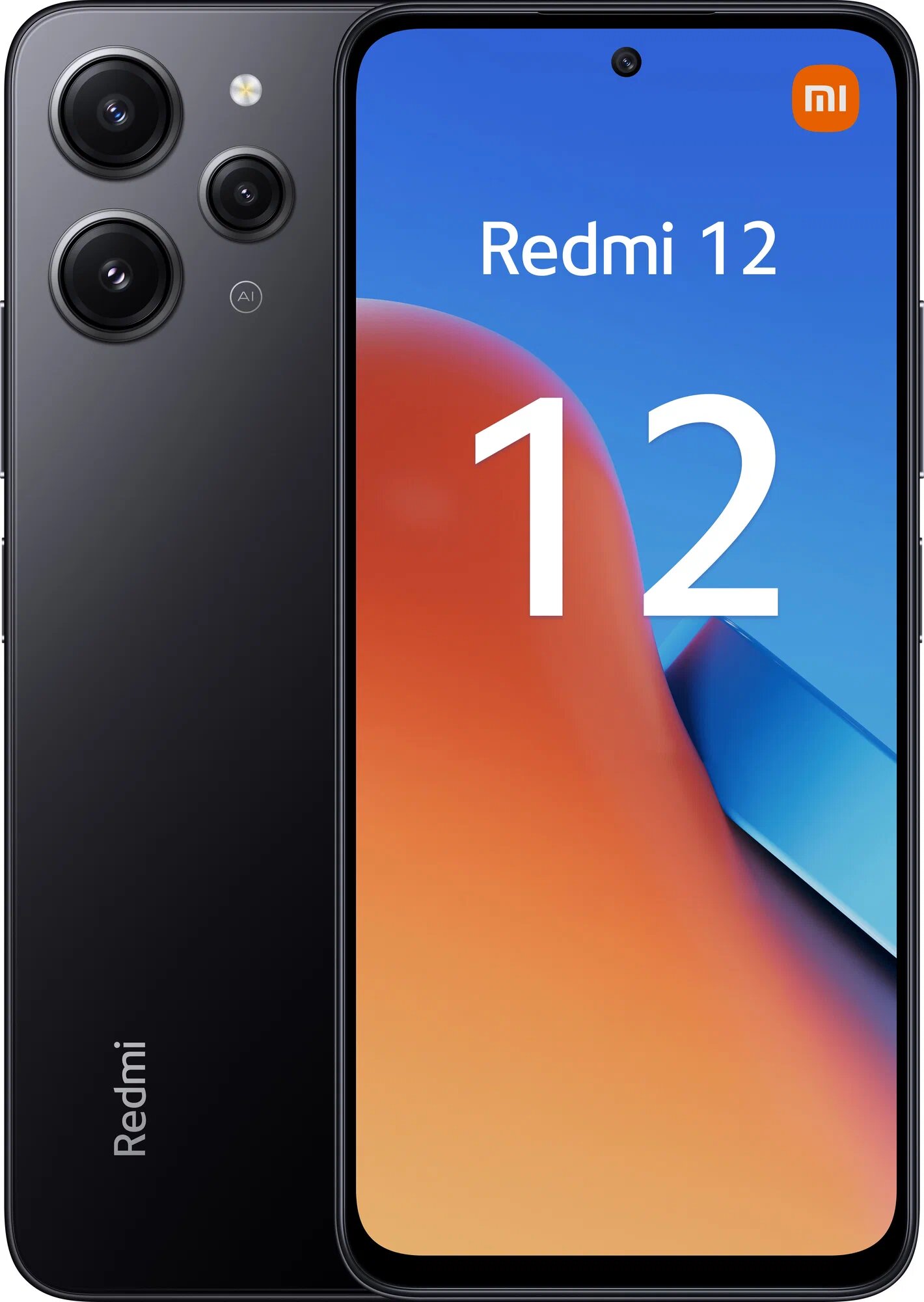 Смартфон Xiaomi Redmi 12 8/128 ГБ Global, Dual nano SIM, midnight black