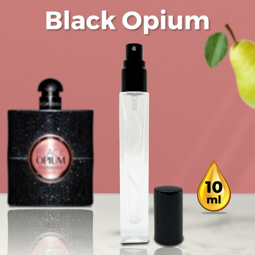 Black Opium - Духи женские 10 мл + подарок 1 мл другого аромата blackberry bay духи женские 10 мл подарок 1 мл другого аромата