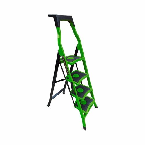 Стремянка Стальная Mandegar Sama Зеленого Цвета С 4 Широкими Ступенями стремянка стул c широкими ступенями alumet mch204 стальная 4 ступени 1 53 м