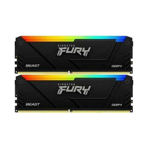 Оперативная память Kingston Fury Beast KF432C16BB2AK2/32 DDR4 - 2x 16ГБ 3200МГц