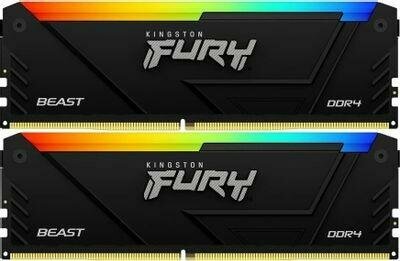 Оперативная память Kingston Fury Beast KF432C16BB2AK2/32 DDR4 - 2x 16ГБ 3200МГц