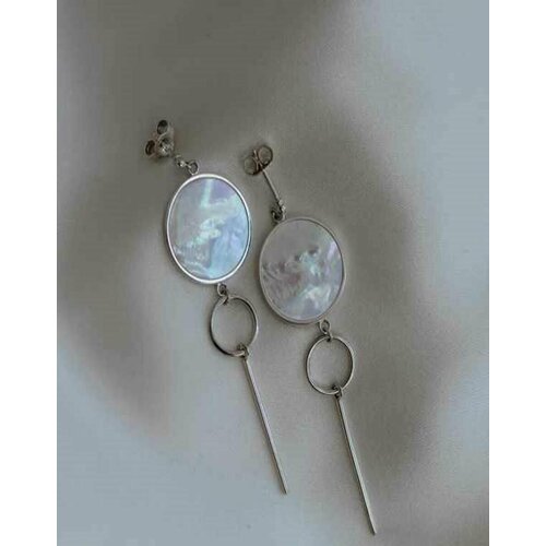 Серьги пусеты серебро, 925 проба, серебряный