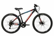 Велосипед Foxx Caiman 26" (2024) (Велосипед FOXX 26" CAIMAN черный, сталь, размер 18")