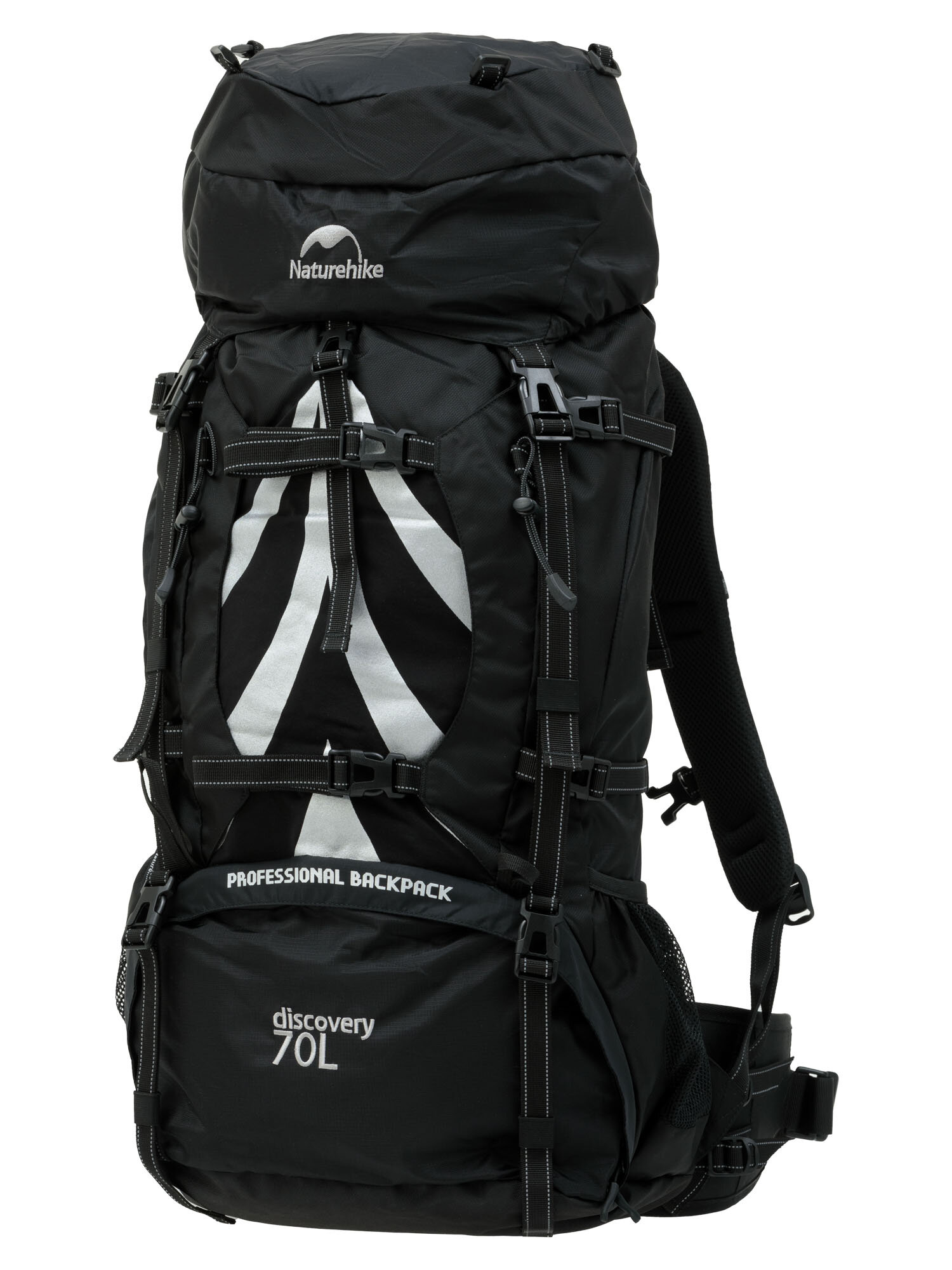 Рюкзак Naturehike Discovery 70 L Black