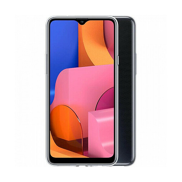 Чехол (клип-кейс) SAMSUNG Clear Cover, для Samsung Galaxy A20s, прозрачный [ef-qa207ttegru] - фото №7