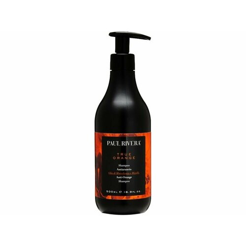 Шампунь для устранения медных оттенков волос Paul Riverа TRUE ORANGE ANTI-ORANGE SHAMPOO paul rivera true color brightening shampoo 1000 ml шампунь для повышения яркости окрашенных волос с экстрактами магнолии и листьев красного винограда 1000мл