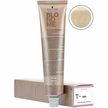 Schwarzkopf BLONDME Toning Sand Тонирующий крем Песок, 60 мл (SCHWARZKOPF)