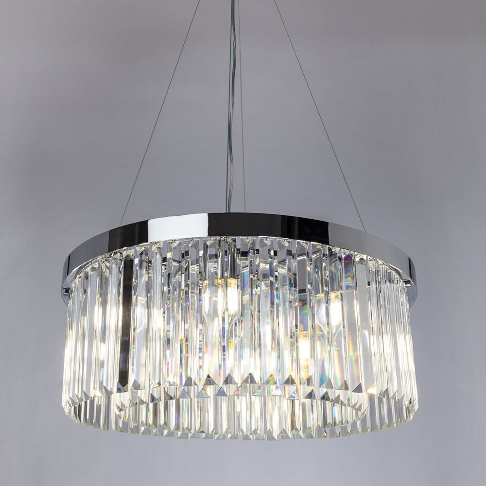 Подвесная люстра Arte Lamp Secunda с поддержкой Алиса A1003LM-8CC-A - фото №6