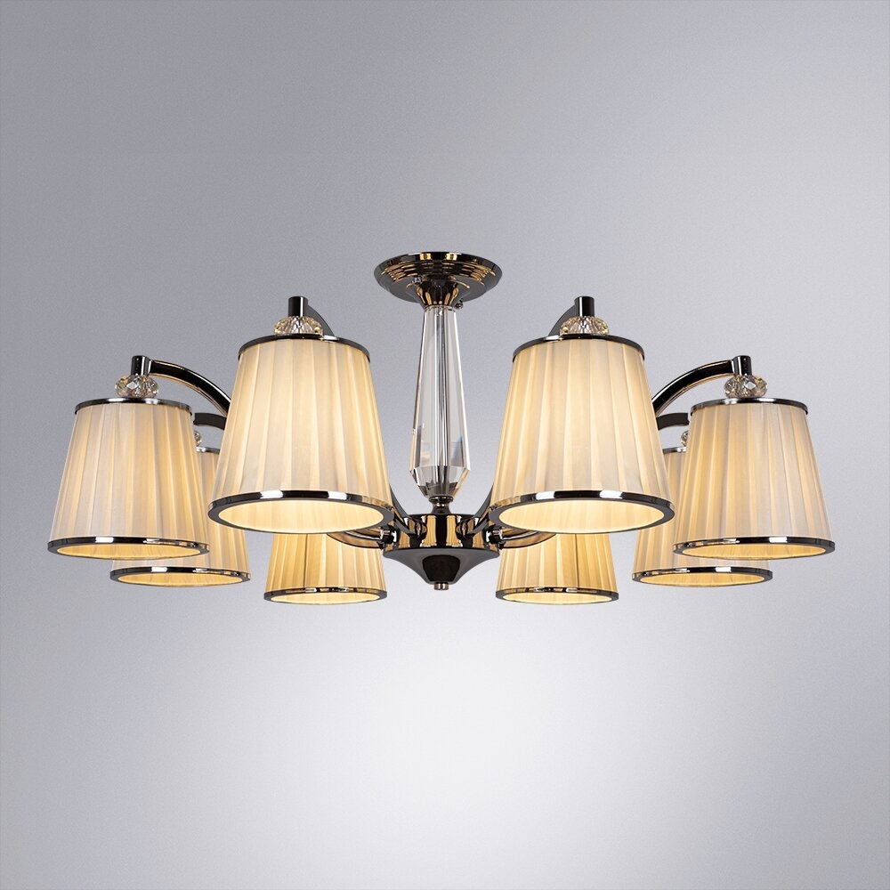 Потолочная люстра Arte Lamp Talitha с поддержкой Алиса A4047PL-8CC-A - фото №7