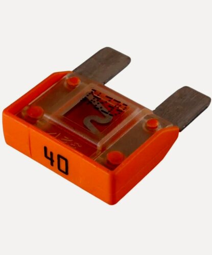 Изображение товара Предохранитель флажковый плоский стандартный MAXI 40A "TESLA" (1шт)