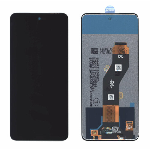Дисплей для Tecno Spark 20C (BG7n) в сборе с тачскрином черный