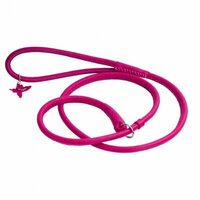 Поводок-удавка WAUDOG Glamour круглый (ширина 6мм, длина 135см) розовый (1 шт)